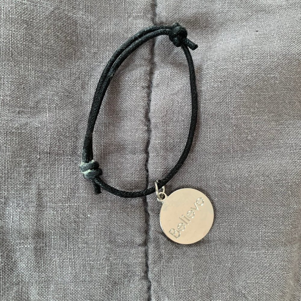 Believe Charm Bracelet